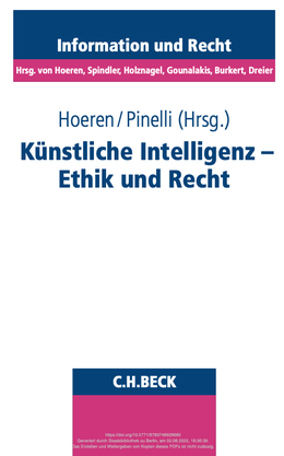 Screenshot des Texts „Künstliche Intelligenz – Ethik und Recht“