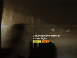 Screenshot der Homepage des EUCCI. Das Bild der Frontpage zum Artikel zeigt die Silhouette einer Person hinter einer Scheibe.