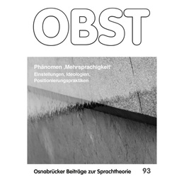 Cover der Zeitschrift OBST, Nummer 93, das eine weiß-graue abstrakte Textur zeigt.