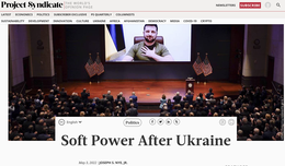Screenshot des Texts "Soft Power After Ukraine"