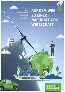 Screenshot des Texts „Auf dem Weg zu einer nachhaltigen Wirtschaft: den Strukturwandel erfolgreich gestalten"